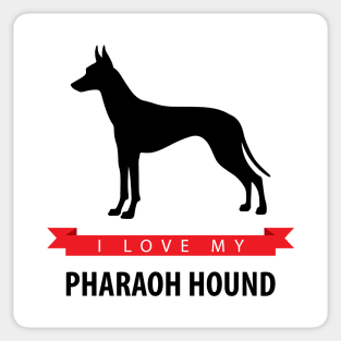 I Love My Pharaoh Hound Sticker